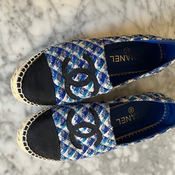 CHANEL Shoes - CHANEL ESPADRILLES SIZE 37